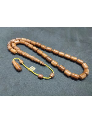 İskeçe Tesbih Hali̇l Hi̇lmi̇ Usta Eseri̇ Mevlevi̇ Model Naturel Kuka