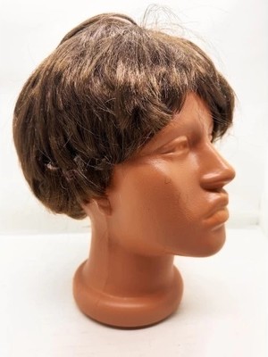 Eco Lounge Kahverengi Kısa Kesim Içi Astarlı Erkek Peruğu