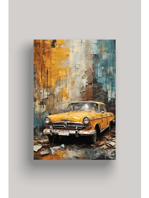 Giftcrea Nostaljik Klasik Otomobil Poster Modelleri - Klasik Seri 2