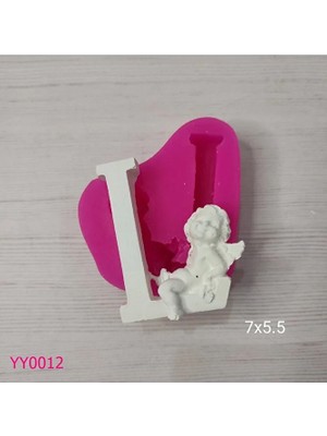 Yoyomold YY0012-MELEKLI Harf L Silikon Kalıp