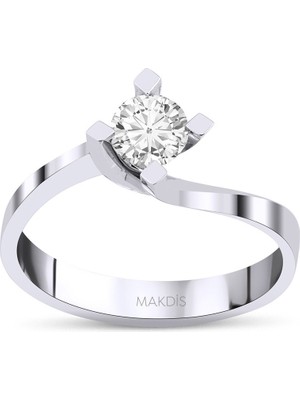 Makdis Pırlanta 0.20 Karat Tektaş Pırlanta Yüzük
