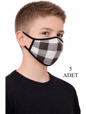 ByDon Çocuk Penye Maske 5'li Avantaj Paket Pamuk