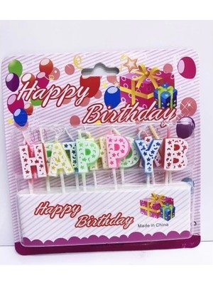 Eco Lounge Happy Birthday Renkli Mum