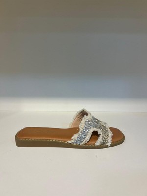 Guja 25Y177 Düz Tabanlı Taşlı Püsküllü Kadın Terlik