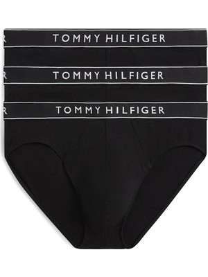 Tommy Hilfiger 3p Brıef Dtm Erkek Siyah Boxer - UM0UM03856