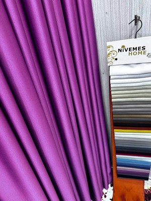 Nivemes Home Nivemeshome Blackout 12441 V-17 Lila Perde Apm