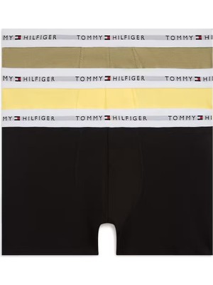 Tommy Hilfiger 3p Trunk Erkek Sarı Boxer - UM0UM03889