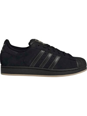 Adidas Superstar II Unisex Spor Ayakkabı Siyah Düz Tabanlı Kadınlar İçin Şık Tasarım IH9317