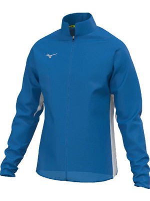 Mizuno Rb Rain Jacket Erkek Sweatshirt Mavi