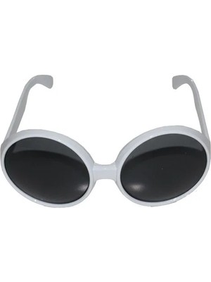 İlk El Grup Ieg™ 80 Li Yıllar Beyaz Renk Nostalji Yeşilçam Parti Gözlüğü