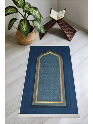 Modern Home Diz Ağrıtmaz Süngerli Kalın Tüylü Seccade Yumuşak Seccade