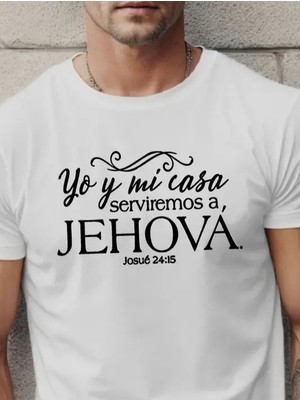 Modi Green Baskılı Erkek Günlük Stil Jehova Süprem Tişört