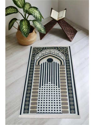 Modern Home Diz Ağrıtmaz Süngerli Kalın Tüylü Seccade Yumuşak Seccade