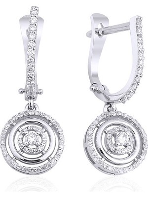 Makdis Pırlanta 0.35 Karat Pırlanta Küpe