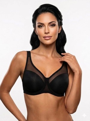 Kadın Pemilo Tül Detaylı Lj Ultra Soft C Cup Toparlayıcı Sütyen