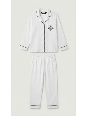 Minteks Alvora 100% Kompakt Müslin Pijama Takımı