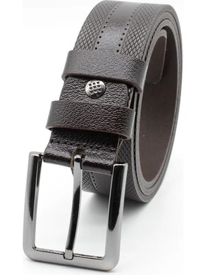 İmza Kahverengi Hakiki Deri Casual 4 cm Analin Kemer 1046255200