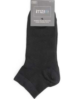 İmza Siyah Düz Bambu Patik Çorap 1060255152