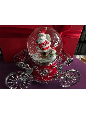 PremiumPort Işıklı ve Müzikli Mega Kar Küresi, Hediye Kutusunda, Eğlence ve Dekorasyon Için