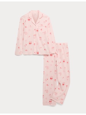 Marks & Spencer Desenli Pijama Takımı