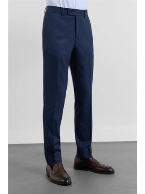 İmza Lacivert Yan Cep Slim Fit Esnek Classic Pantolon 1003255175