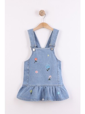 Pollito Çiçek Nakışlı Elbise