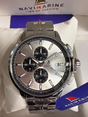 Navimarine Çelik Kasa Kordon Erkek Kol Saati