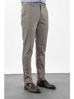 İmza Vizon Yan Cep Comfort Fit Pamuklu Chino Pantolon 1003260172