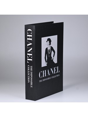 Kethuda Concept Impossıble Siyah Beyaz Dekoratif Kitap Kutu