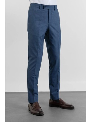 İmza K.laci-A.laci Yan Cep Kazayağı Desen Slim Fit Esnek Classic Pantolon 1003255174