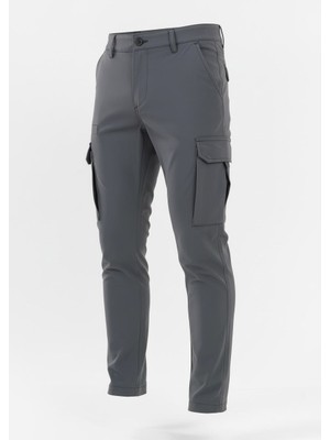 Attack Erkek Bej Kargo Pantolon Slim Fit Çok Cepli Günlük & Outdoor Pantolon