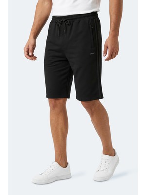 Slazenger Neyra Erkek Kapri Siyah Şort