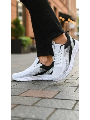 Fore Sport Erkek Bağcıklı Triko Spor Ayakkabı Hafif Nefes Alabilen Günlük Sneaker