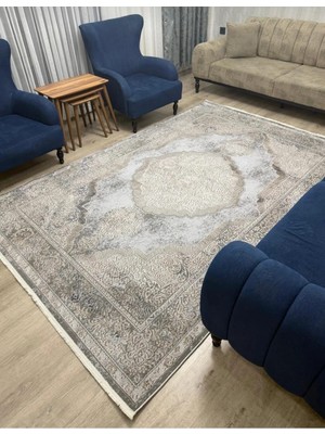 Nova Halı Bambu Tarz 4 M2 - 6 M2 Metrekare Salon Halısı Antialerjik Oturma Odası Halısı Koyu Halı