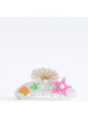 New Obsessions Deniz Figürlü Lüks Asetat Mandal Toka