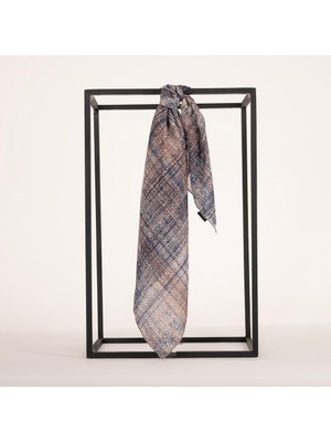 Piramit Naturel Eşarp | Kırçıllı Zemin