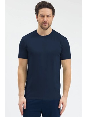 Malabadi Erkek Micro Modal Sıfır Yaka Pijama Takımı