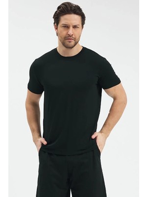 Malabadi Erkek Micro Modal Sıfır Yaka Pijama Takımı