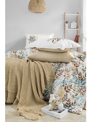 Comfort Craft Premium Plus %100 Pamuk Müslin Pikeli Nevresim Seti - 7 Parça Eksiksiz Elite Set