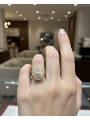 Liz Baget Kesim 14 Ayar Altın Yüzük