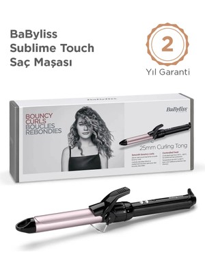 BaByliss Sublime Touch 25 mm 180 Derece Sublim Touch Kaplama 10 Isı Ayarlı Orta Kalınlıkta Saç Maşası C325E