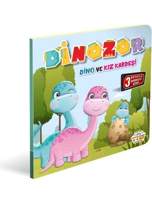 Asa Store Dinozor Dino ve Kız Kardeşi 3 Boyutlu
