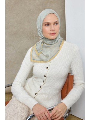 Silk Home Labirent Desen Lyocell Monare Eşarp - 6425-09