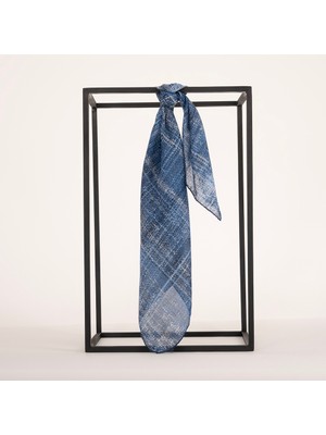 Piramit Naturel Eşarp | Kırçıllı Zemin