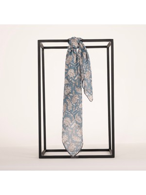 Piramit Naturel Eşarp | Bahar Nakışı