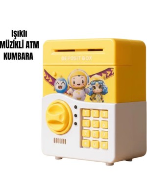 Asa Store SAM51 Müzikli Işıklı Kumbara Sarı