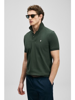 Lufian Laon Smart Erkek Polo Tişört Antrasit