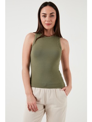 Fashion Friends Fitilli Halter Yaka Atlet Bayan Atlet 26Y0479K1