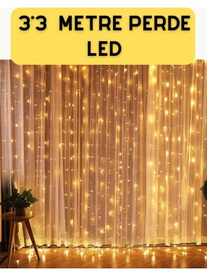 Şelale Tasarımlı Perde LED – Düğün ve Özel Gün Işıkları - Lisinya