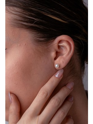 Inci Küpe  Paslanmaz Çelik  4mm